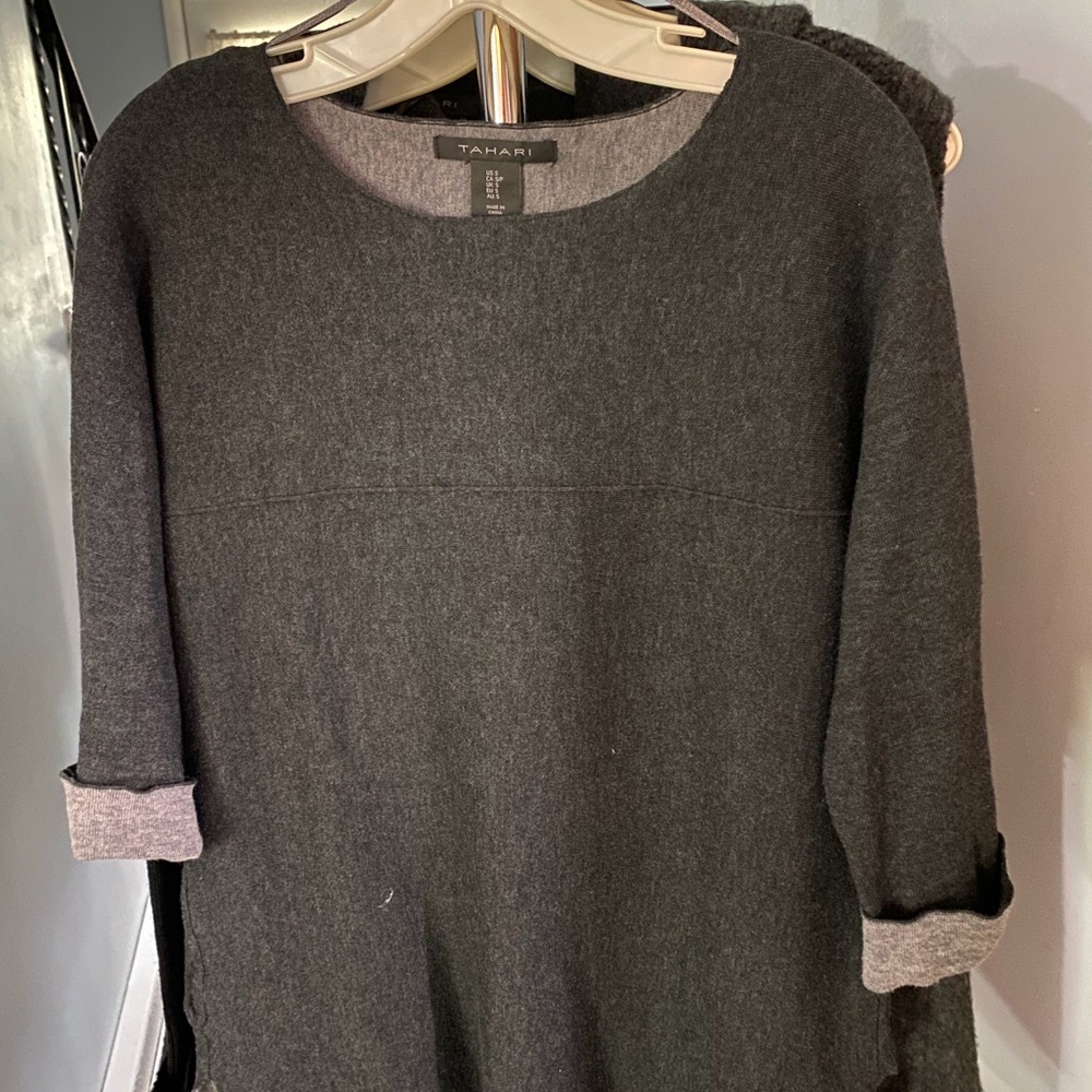 Small Charcoal Tahari Sweater